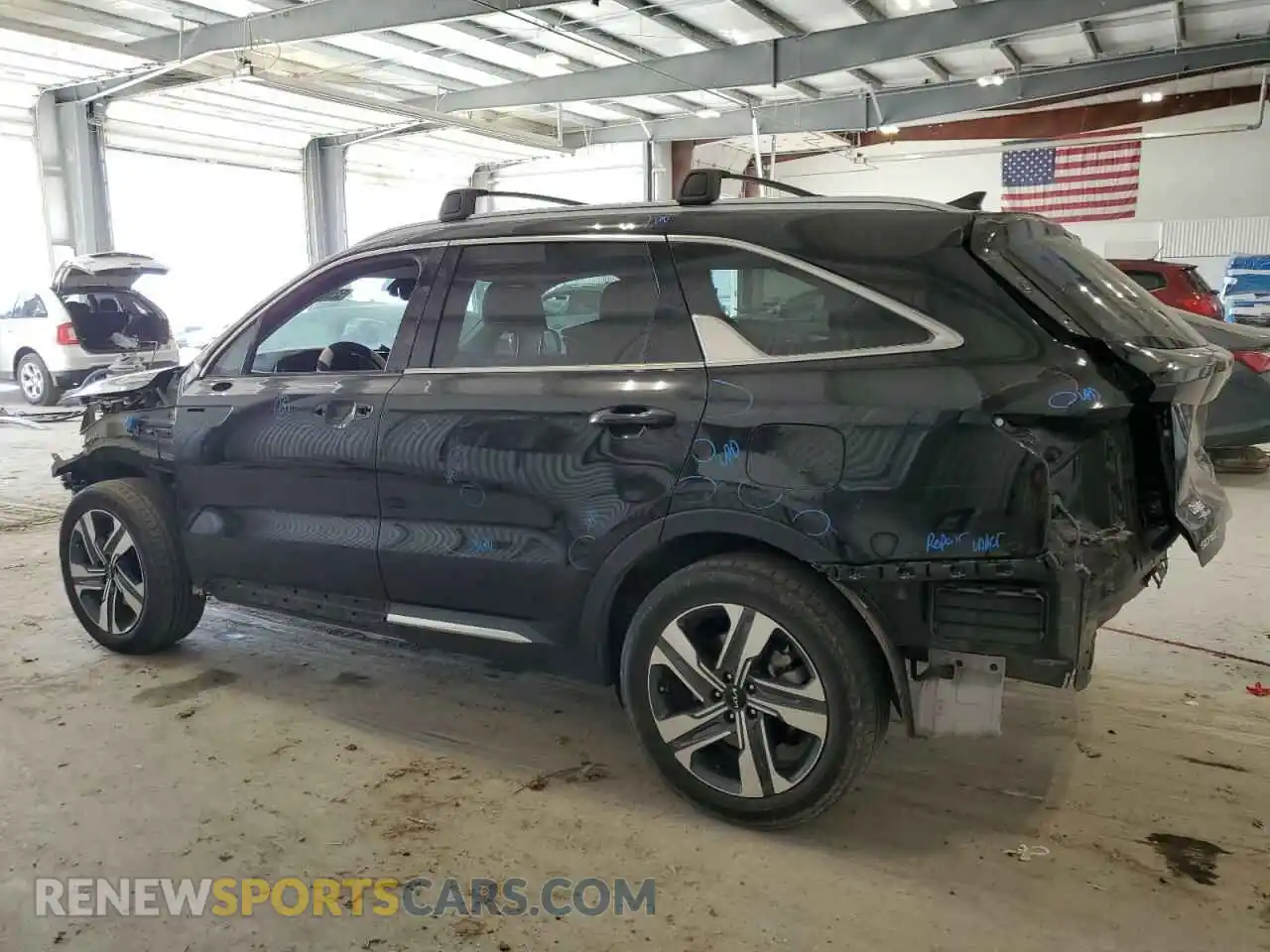 2 Photograph of a damaged car KNDRHDLG8P5166926 KIA SORENTO 2023