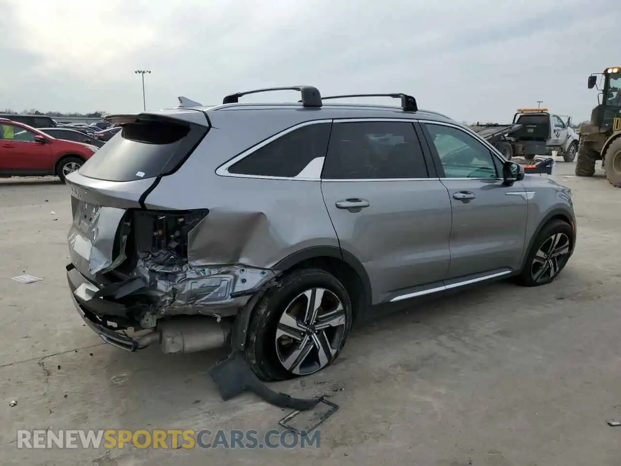 3 Photograph of a damaged car KNDRHDLG9P5223960 KIA SORENTO 2023