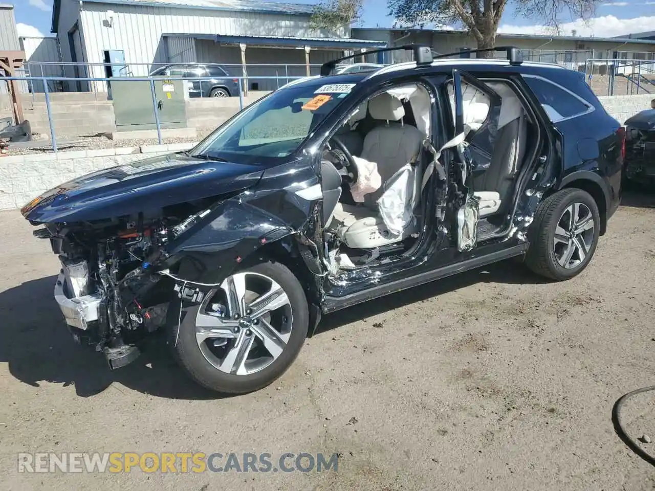 1 Photograph of a damaged car KNDRKDLG0P5219698 KIA SORENTO 2023