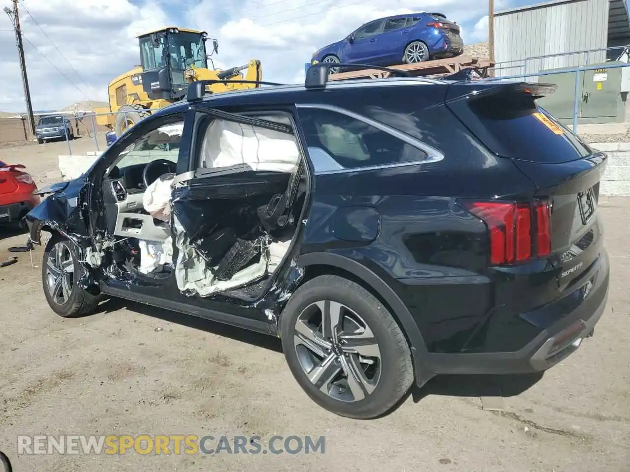 2 Photograph of a damaged car KNDRKDLG0P5219698 KIA SORENTO 2023