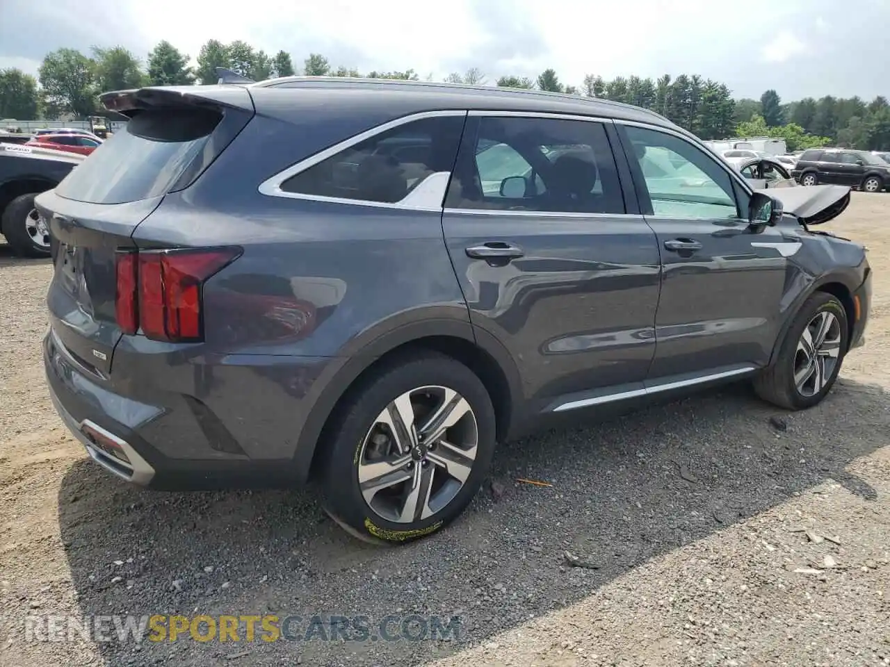 3 Фотография поврежденного автомобиля KNDRKDLG1P5208225 KIA SORENTO 2023