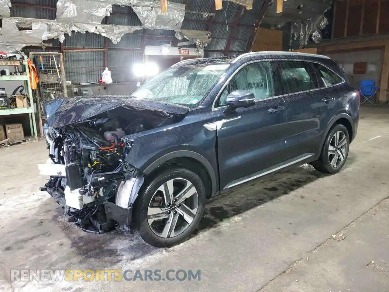 1 Photograph of a damaged car KNDRKDLG2P5148200 KIA SORENTO 2023
