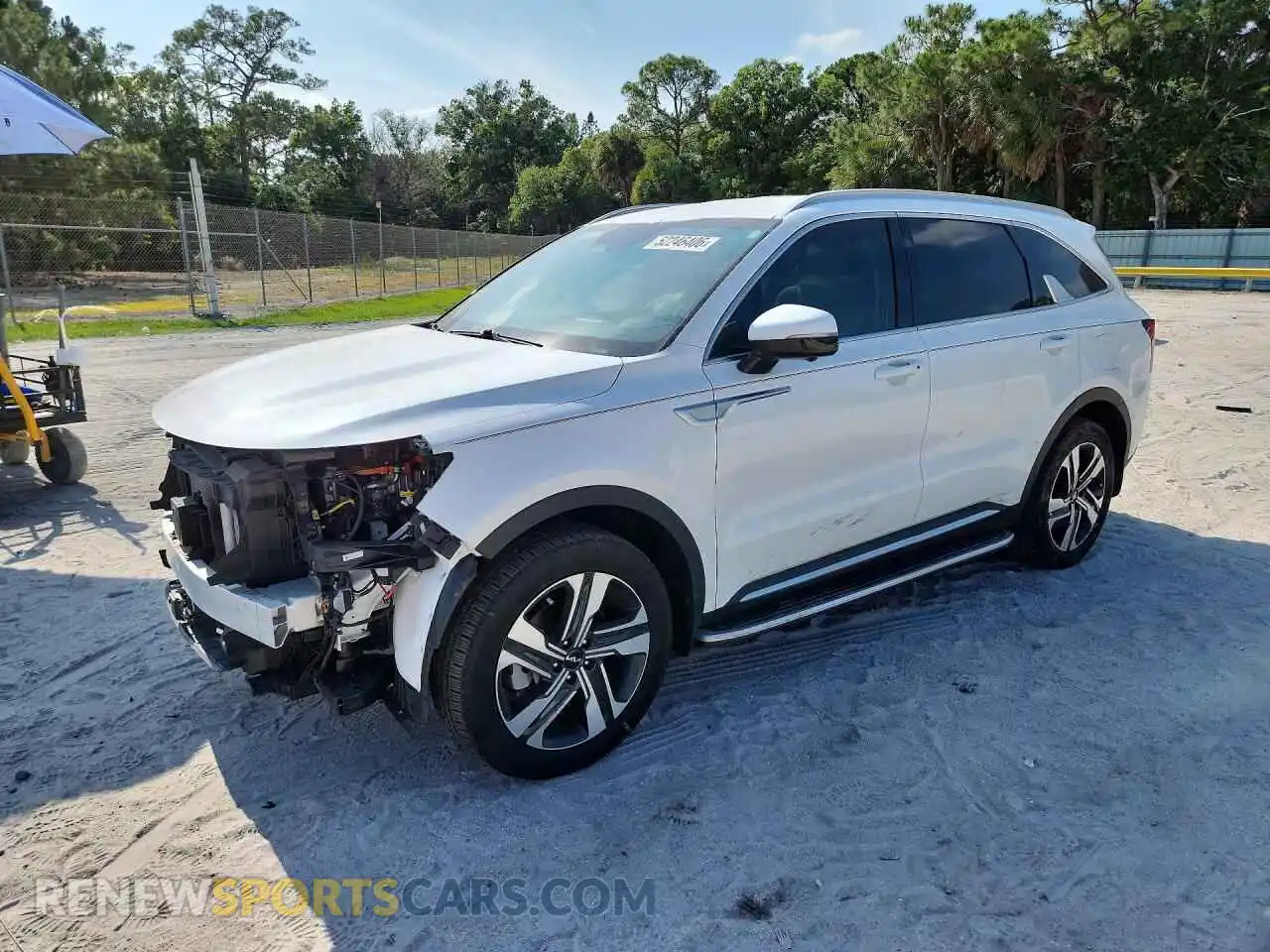 1 Photograph of a damaged car KNDRKDLG2P5217404 KIA SORENTO 2023