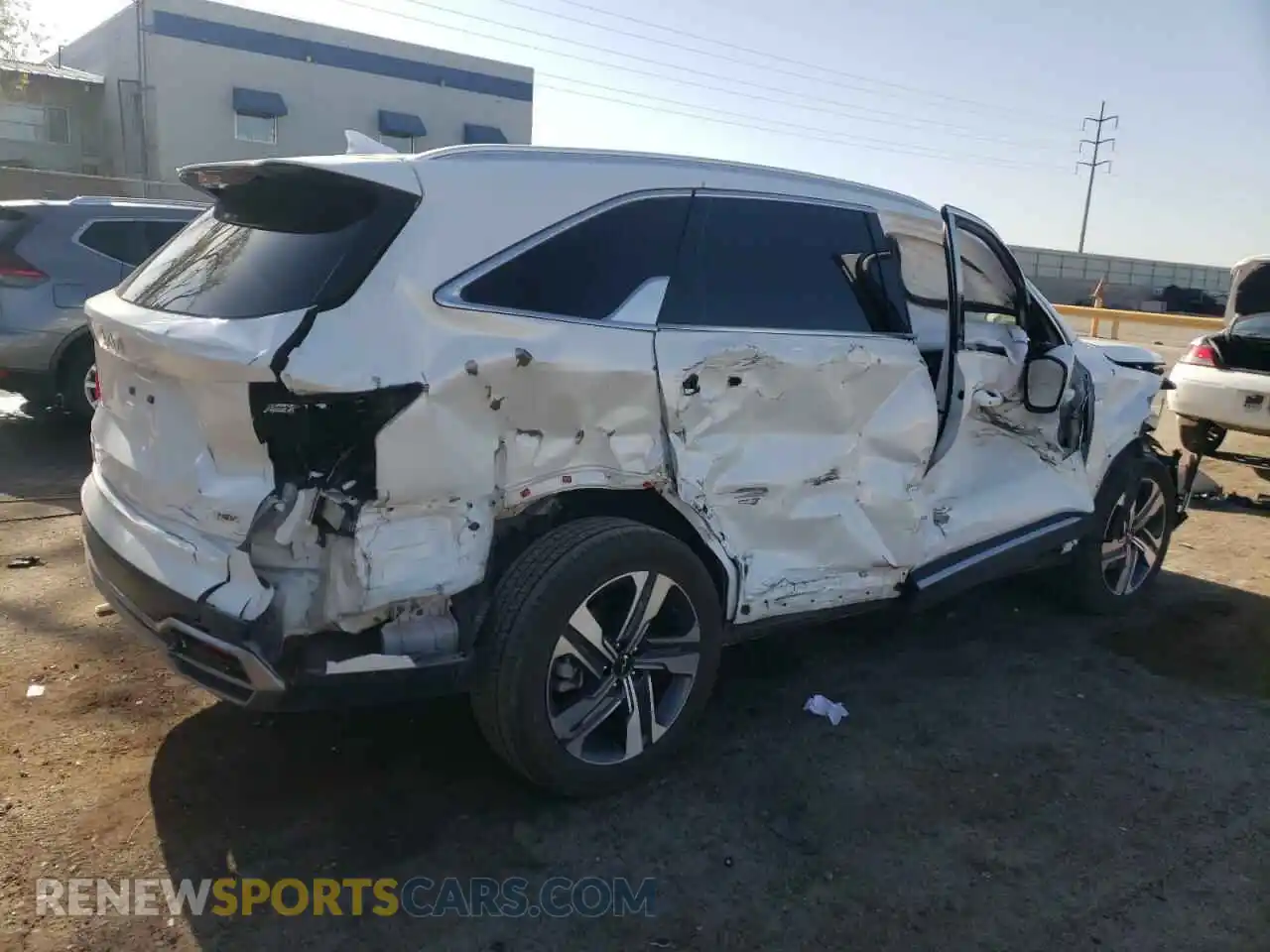 3 Фотография поврежденного автомобиля KNDRKDLG3P5194375 KIA SORENTO 2023