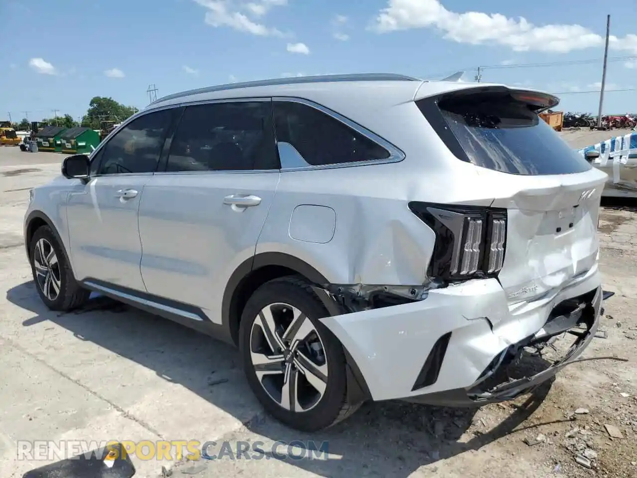 2 Photograph of a damaged car KNDRKDLG7P5153246 KIA SORENTO 2023