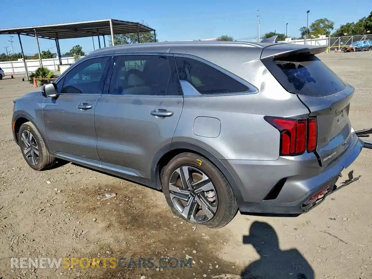 2 Photograph of a damaged car KNDRKDLG8P5204172 KIA SORENTO 2023