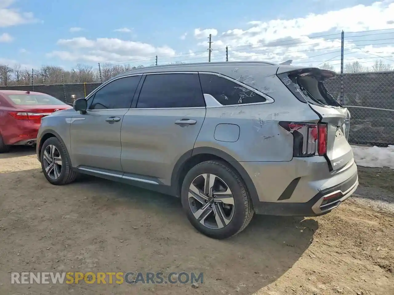 2 Photograph of a damaged car KNDRKDLG8P5209324 KIA SORENTO 2023