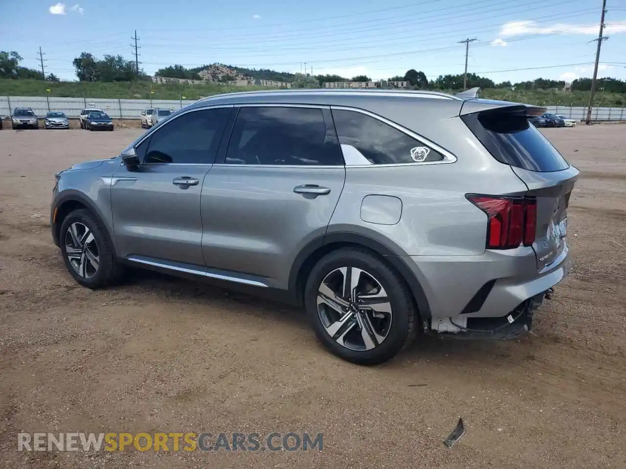 2 Photograph of a damaged car KNDRKDLG9P5147447 KIA SORENTO 2023