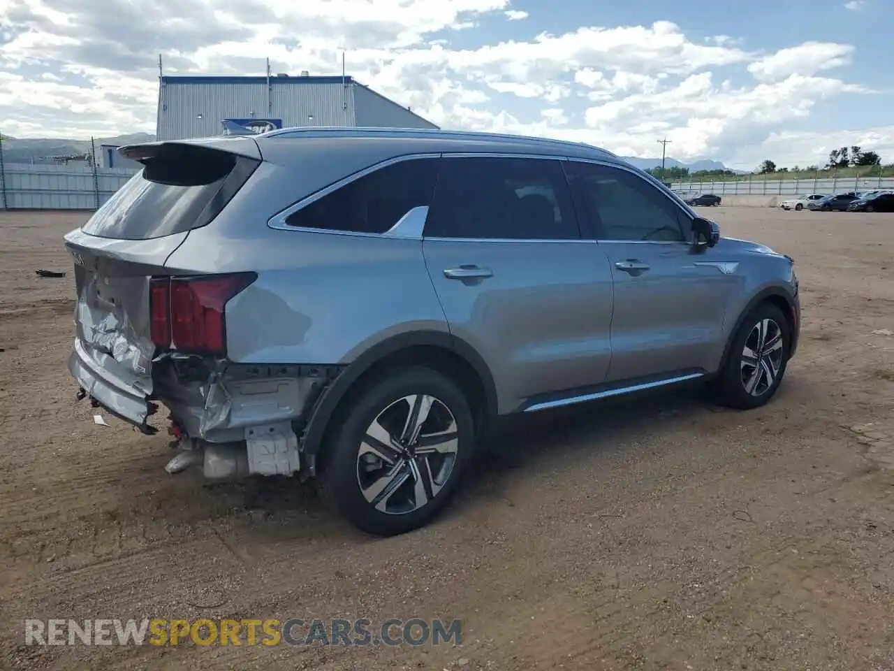 3 Photograph of a damaged car KNDRKDLG9P5147447 KIA SORENTO 2023