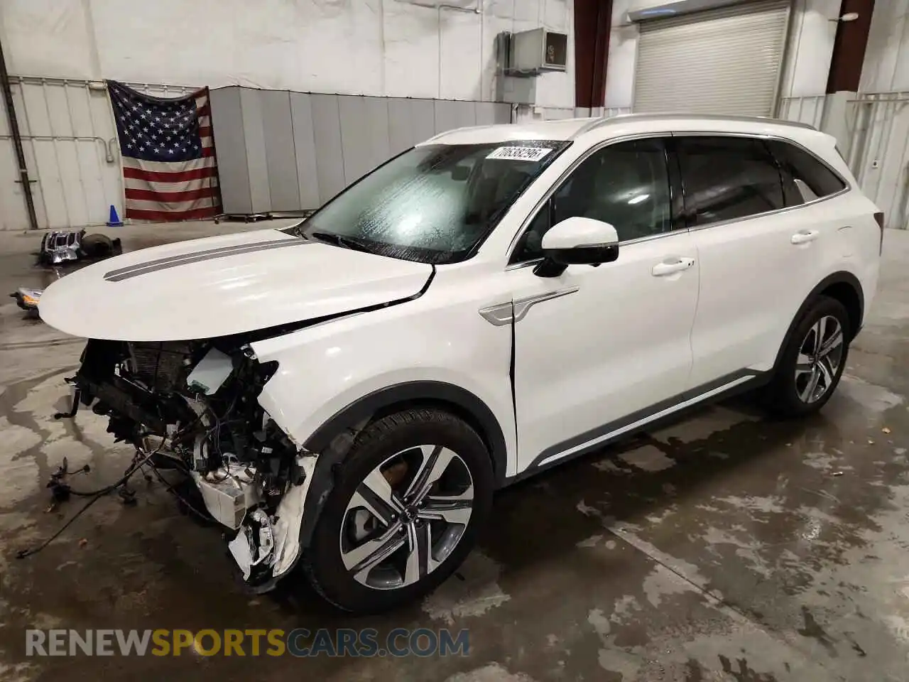 1 Photograph of a damaged car KNDRKDLGXP5206151 KIA SORENTO 2023