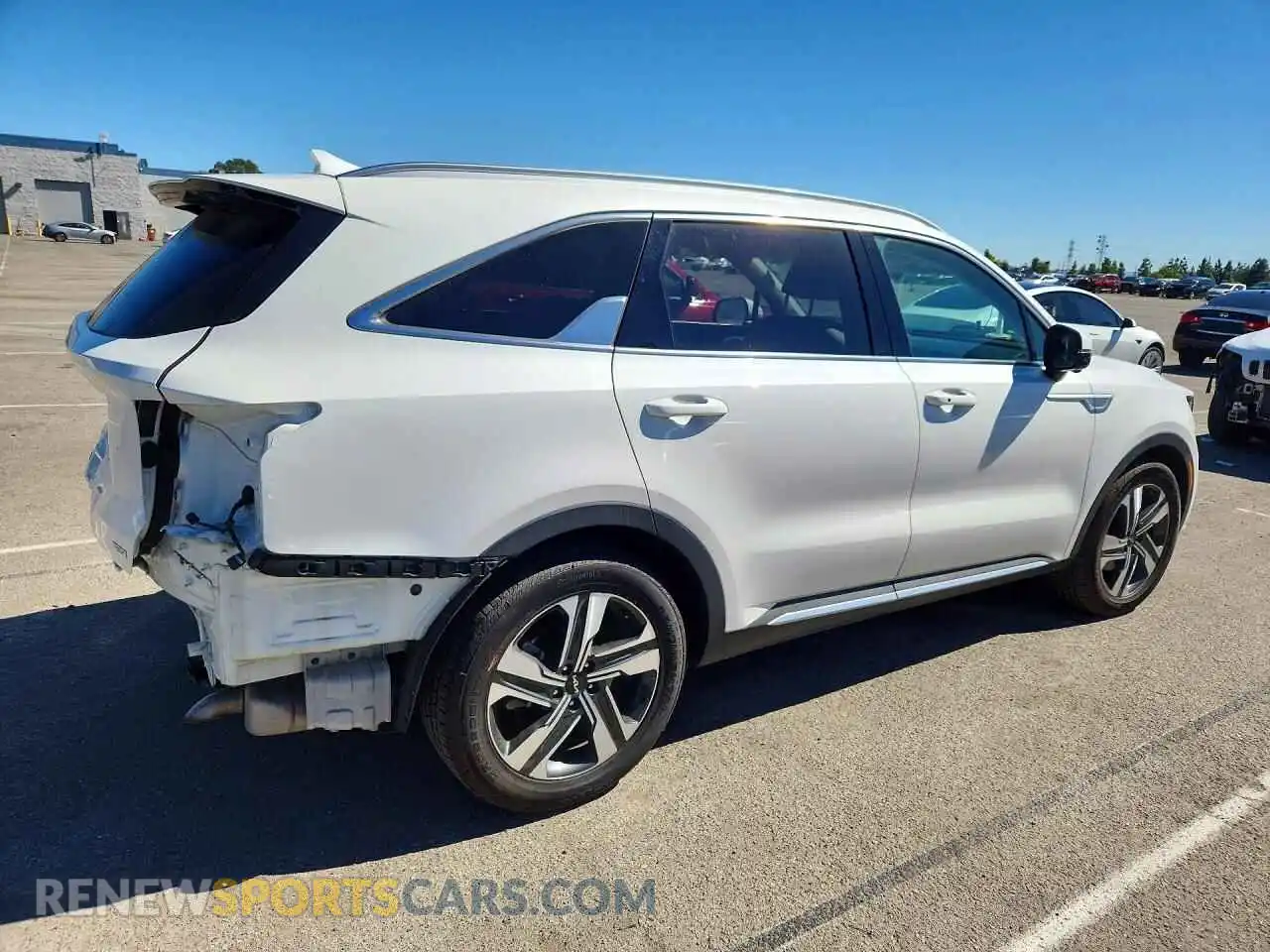 3 Photograph of a damaged car KNDRMDLG5P5140439 KIA SORENTO 2023