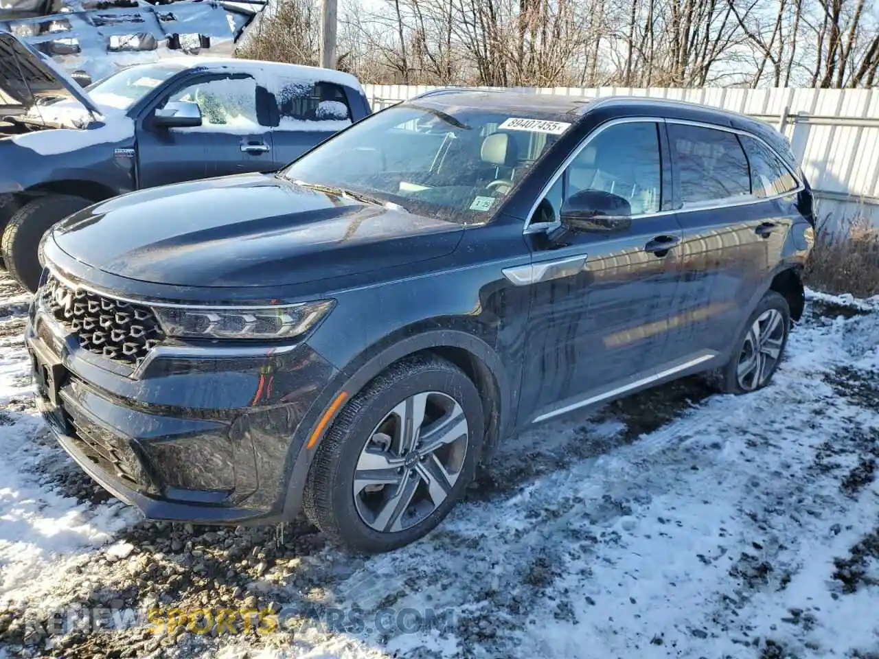 1 Photograph of a damaged car KNDRMDLH1P5169316 KIA SORENTO 2023