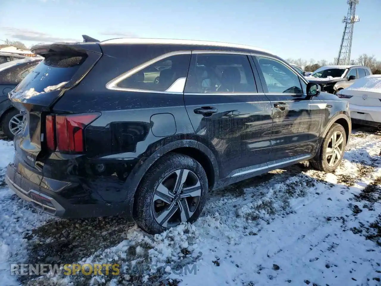 3 Photograph of a damaged car KNDRMDLH1P5169316 KIA SORENTO 2023