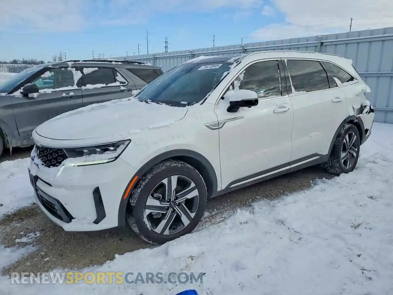 1 Photograph of a damaged car KNDRMDLH4P5208416 KIA SORENTO 2023