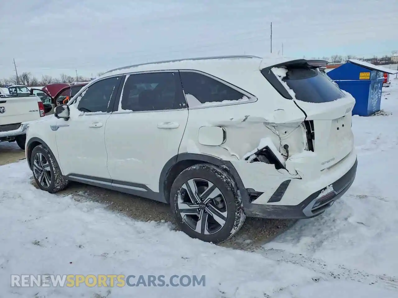 2 Photograph of a damaged car KNDRMDLH4P5208416 KIA SORENTO 2023