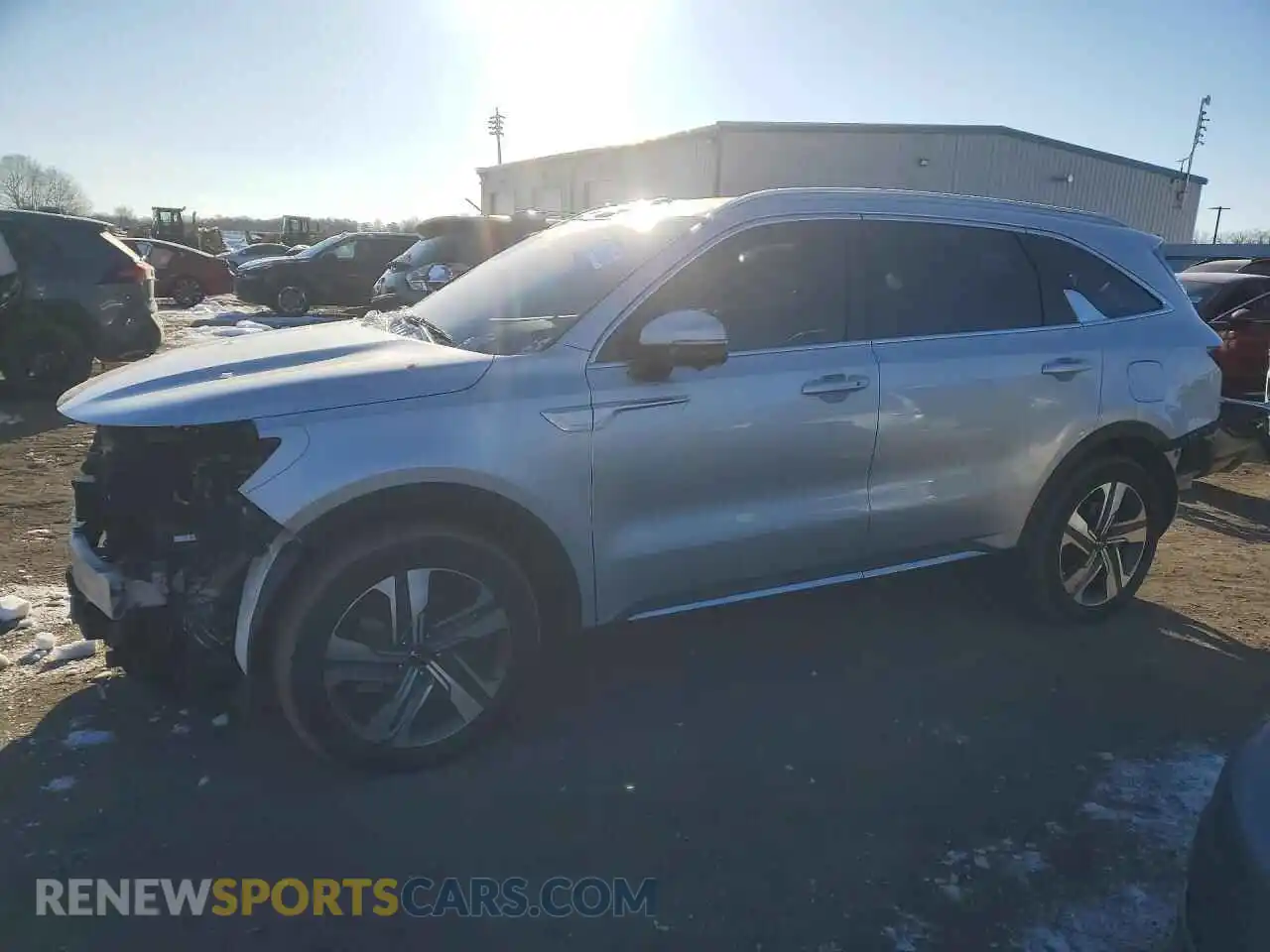 1 Photograph of a damaged car KNDRMDLHXP5210929 KIA SORENTO 2023