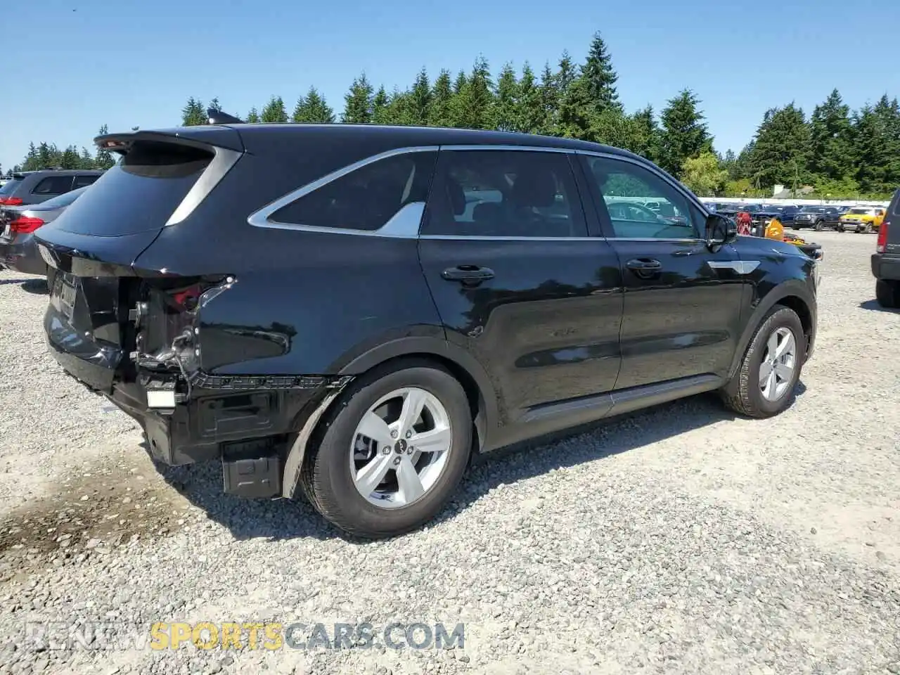3 fotografías del automóvil dañado 5XYRG4JC5RG300367 KIA SORENTO 2024