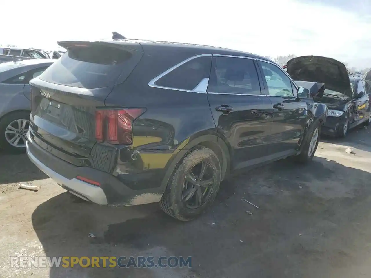 3 fotografías del automóvil dañado 5XYRG4JC8RG308348 KIA SORENTO 2024