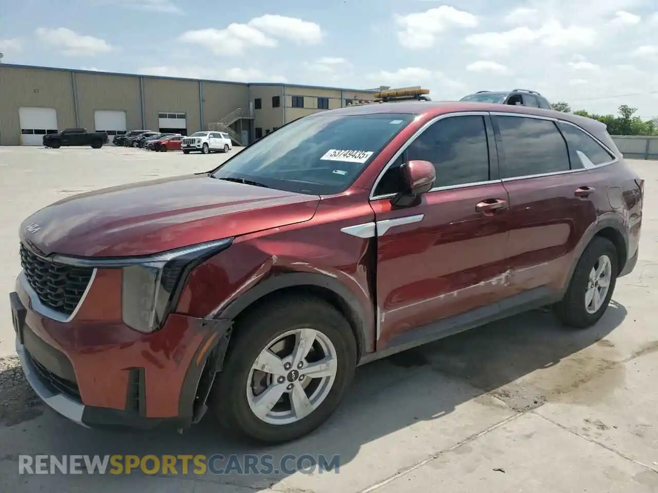 1 Photograph of a damaged car 5XYRG4JC9RG307967 KIA SORENTO 2024