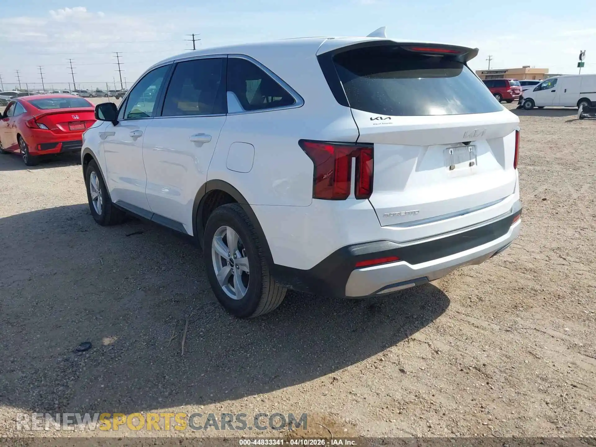 3 fotografías del automóvil dañado 5XYRG4JCXRG281668 KIA SORENTO 2024