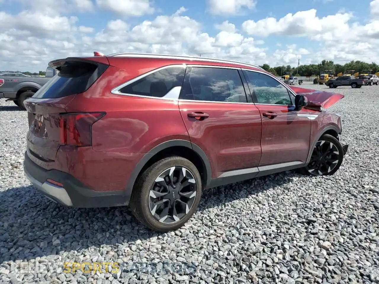 3 Photograph of a damaged car 5XYRH4JF4RG258247 KIA SORENTO 2024