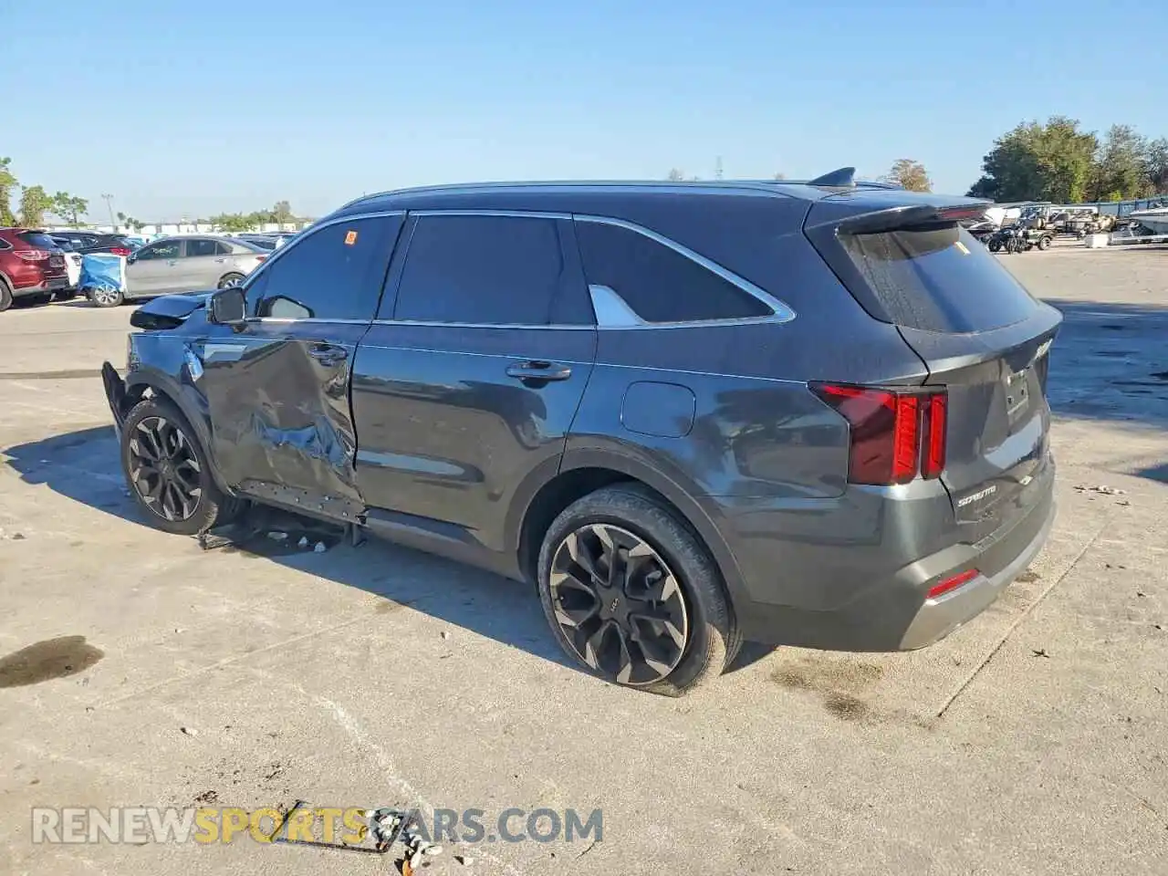 2 Photograph of a damaged car 5XYRH4JF4RG285528 KIA SORENTO 2024