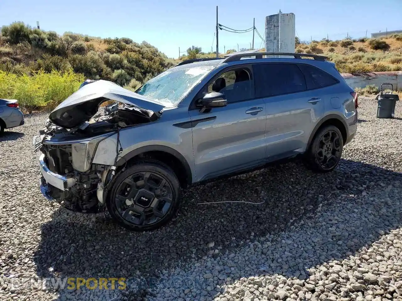 1 Photograph of a damaged car 5XYRHDJF1RG305802 KIA SORENTO 2024