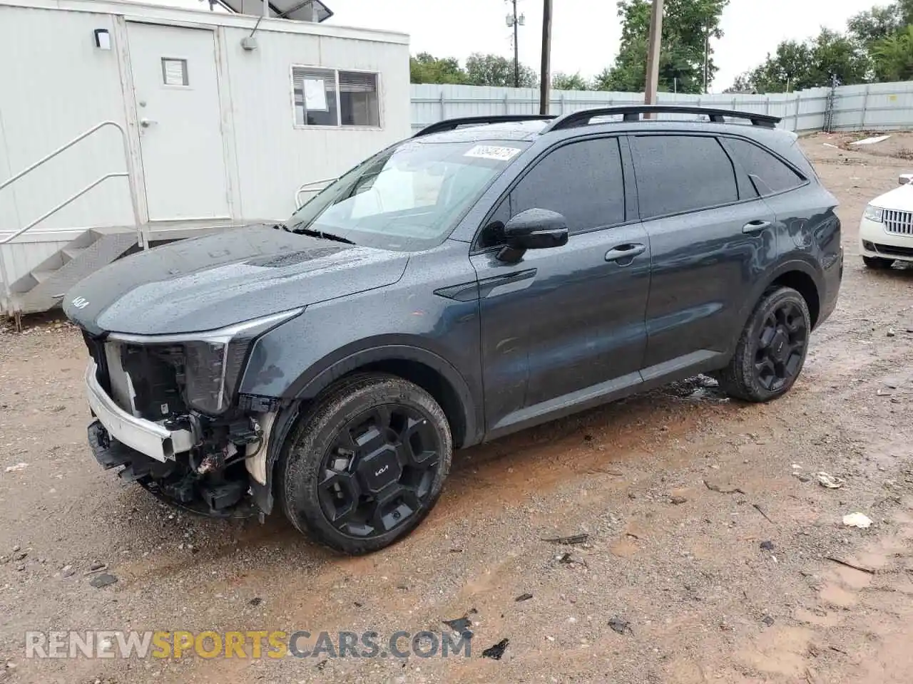 1 Photograph of a damaged car 5XYRHDJF1RG306609 KIA SORENTO 2024