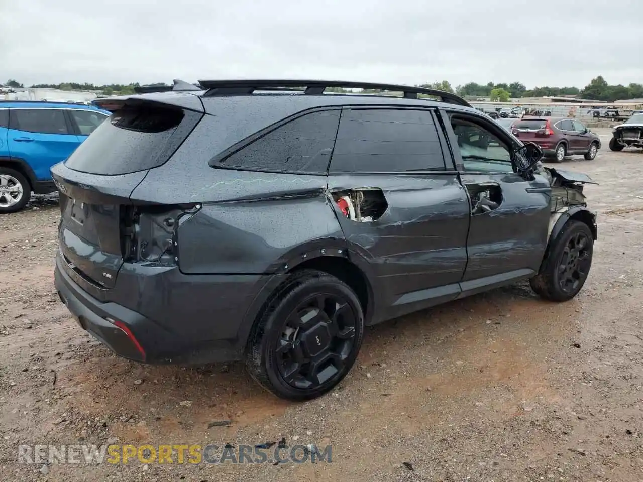 3 Photograph of a damaged car 5XYRHDJF1RG306609 KIA SORENTO 2024