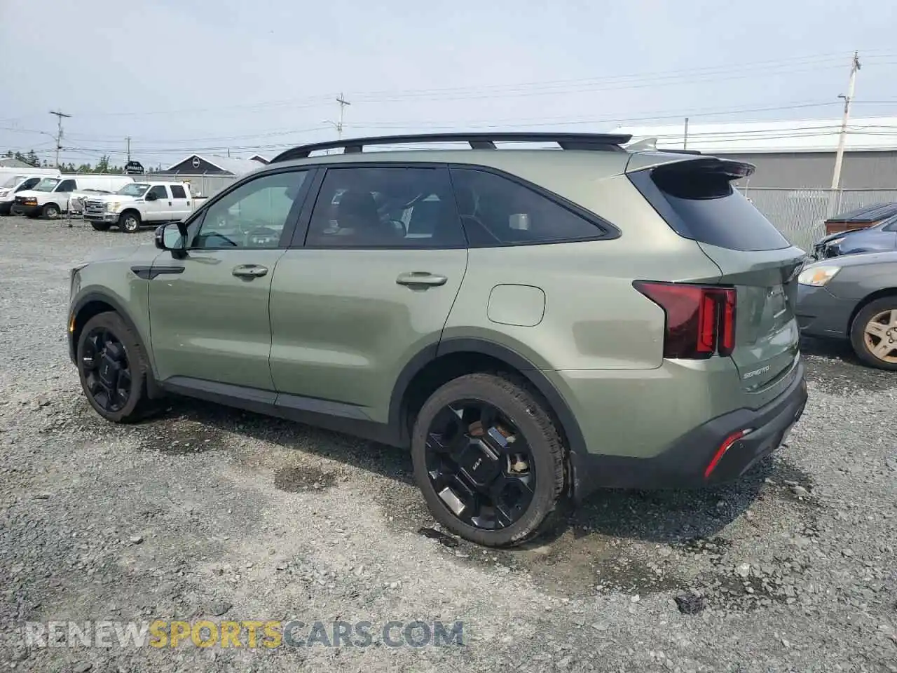2 fotografías del automóvil dañado 5XYRHDJF9RG286092 KIA SORENTO 2024