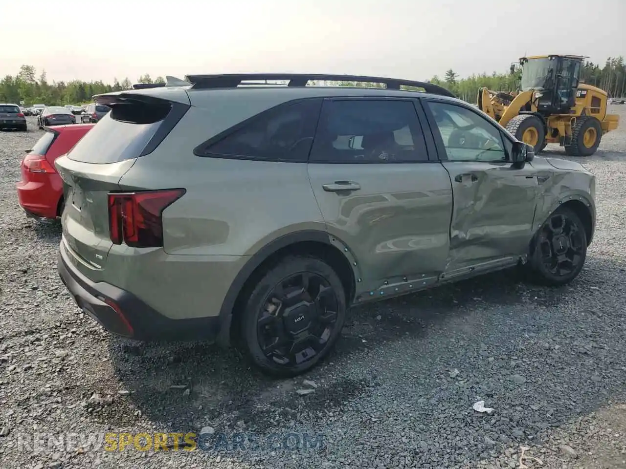 3 fotografías del automóvil dañado 5XYRHDJF9RG286092 KIA SORENTO 2024