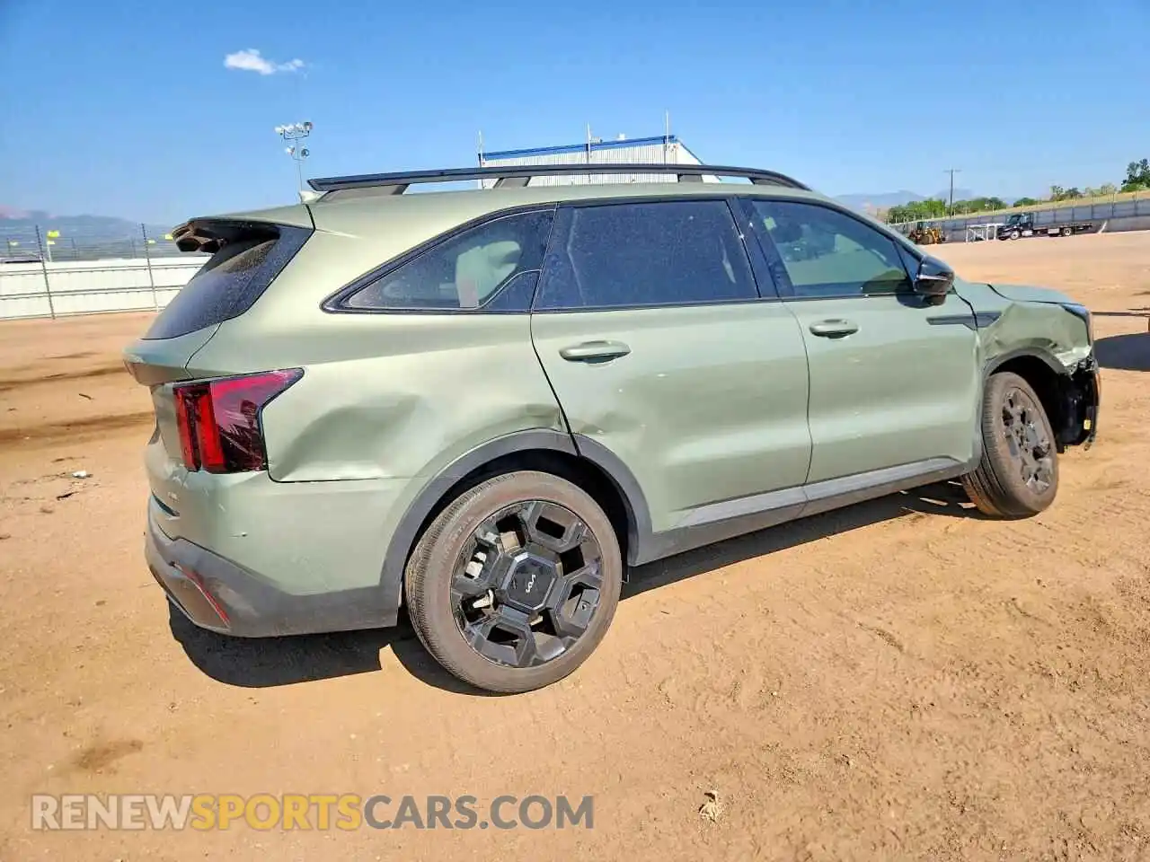3 fotografías del automóvil dañado 5XYRKDJFXRG254849 KIA SORENTO 2024