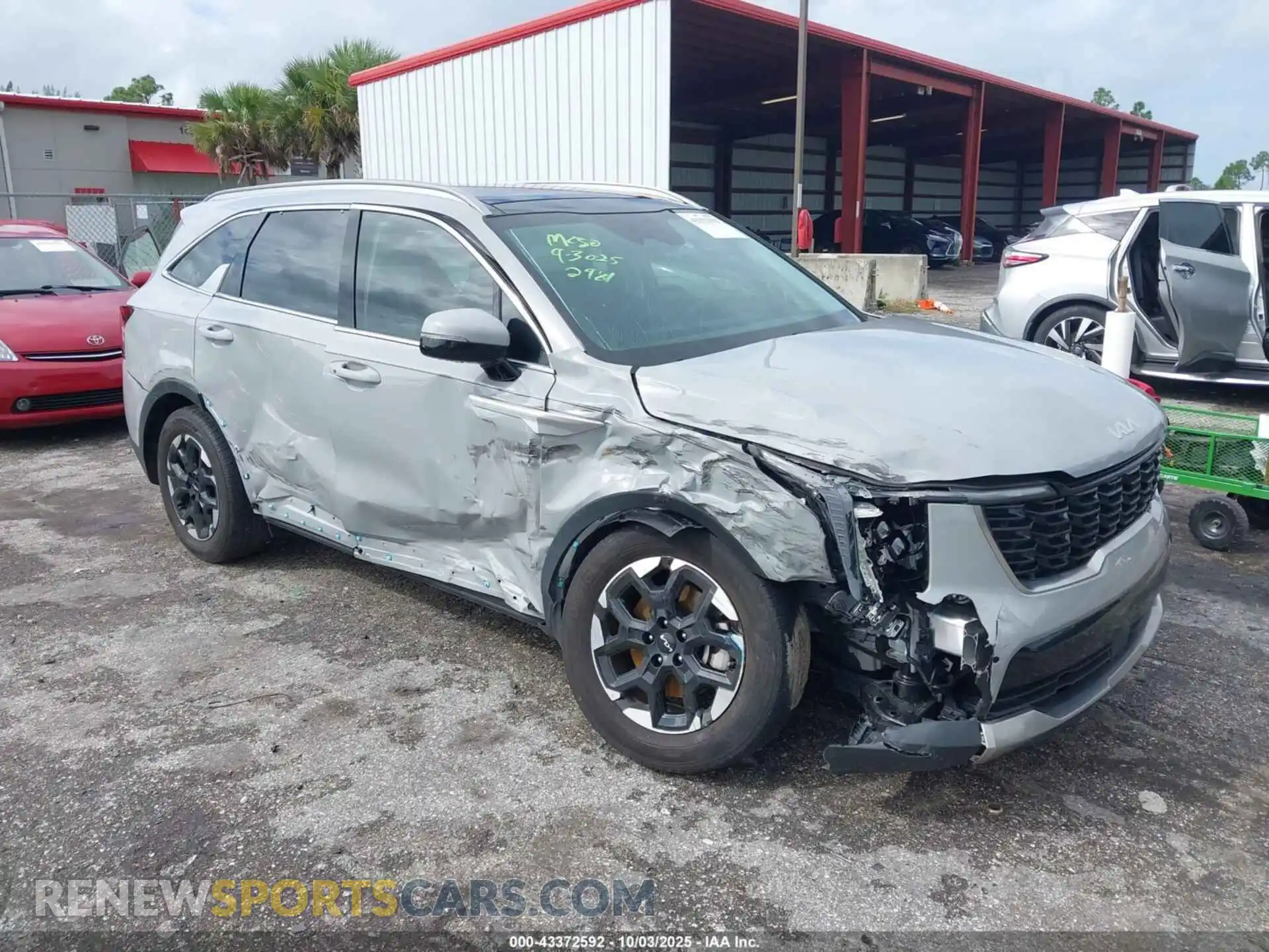 1 Photograph of a damaged car 5XYRL4JC0RG273607 KIA SORENTO 2024