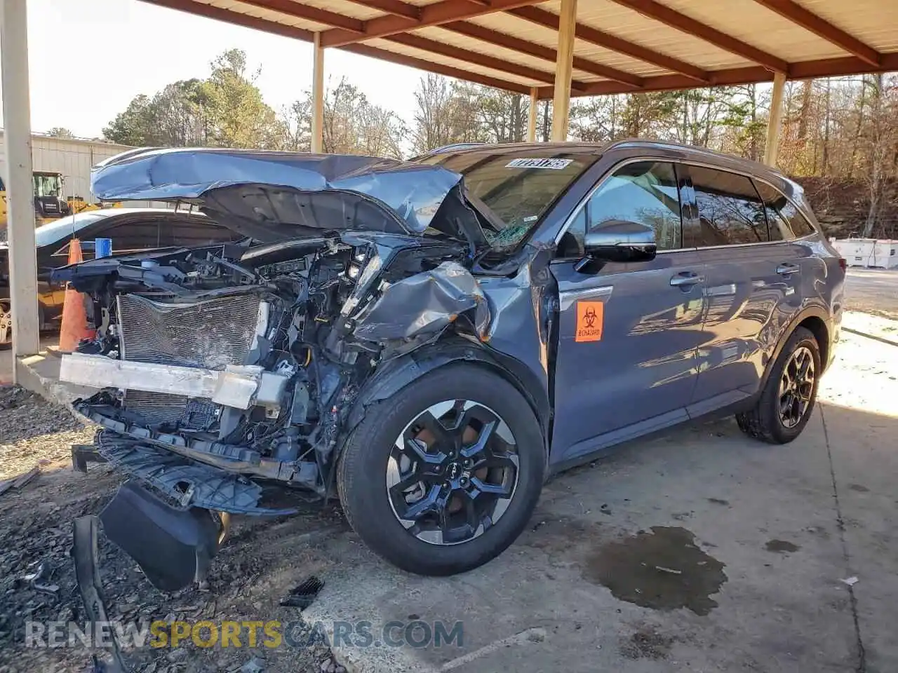 1 Photograph of a damaged car 5XYRL4JC0RG277740 KIA SORENTO 2024