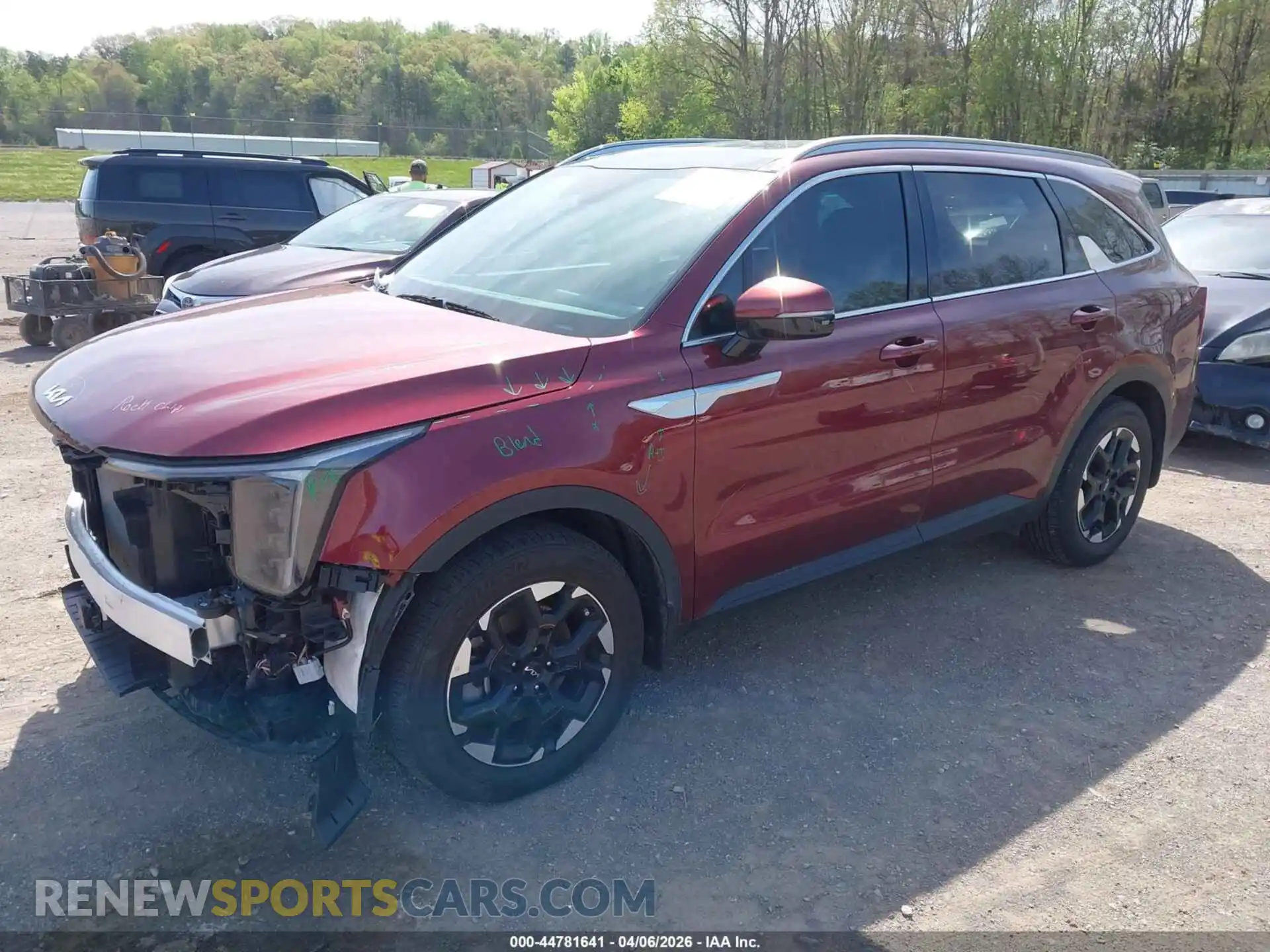 2 Photograph of a damaged car 5XYRL4JC0RG293131 KIA SORENTO 2024