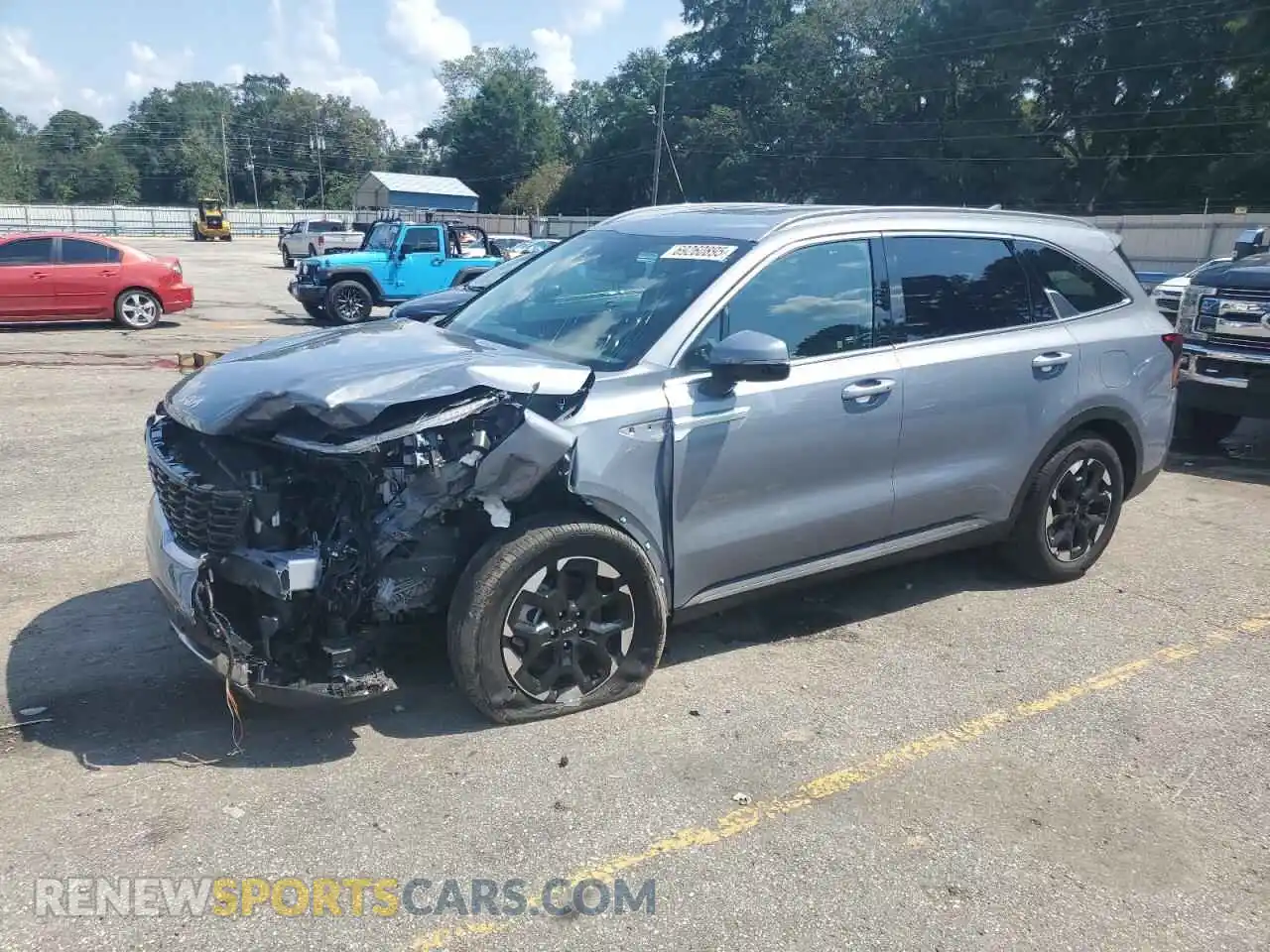 1 Photograph of a damaged car 5XYRL4JC0RG298927 KIA SORENTO 2024
