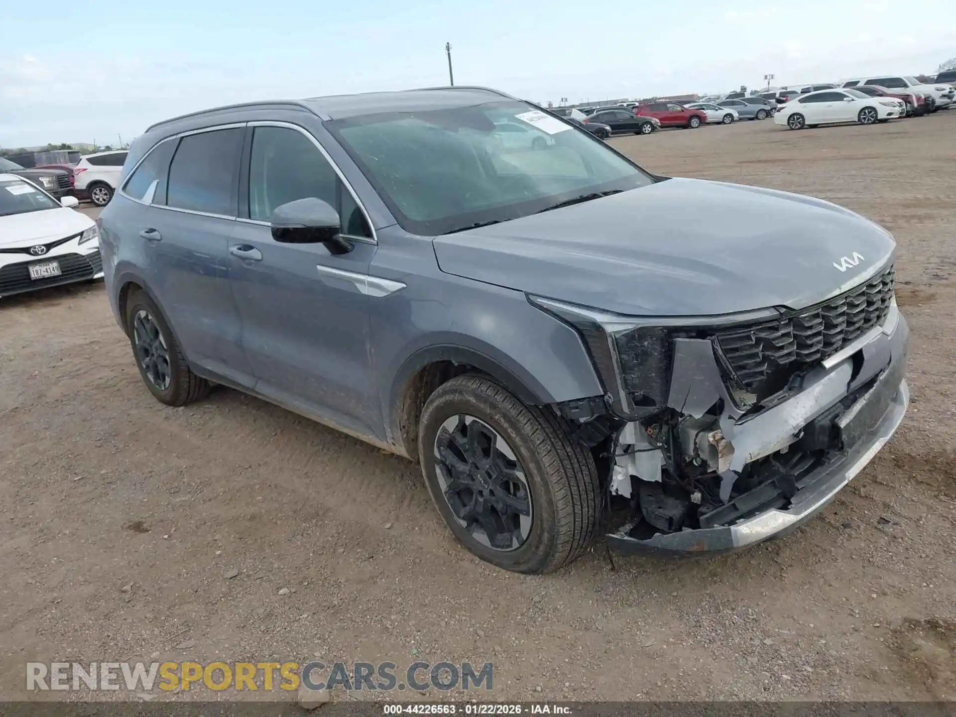 1 Photograph of a damaged car 5XYRL4JC1RG266472 KIA SORENTO 2024