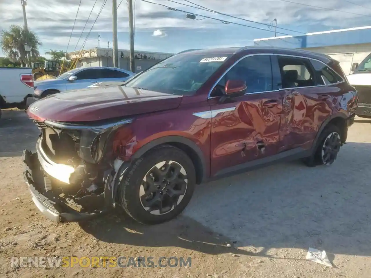 1 Photograph of a damaged car 5XYRL4JC2RG282521 KIA SORENTO 2024