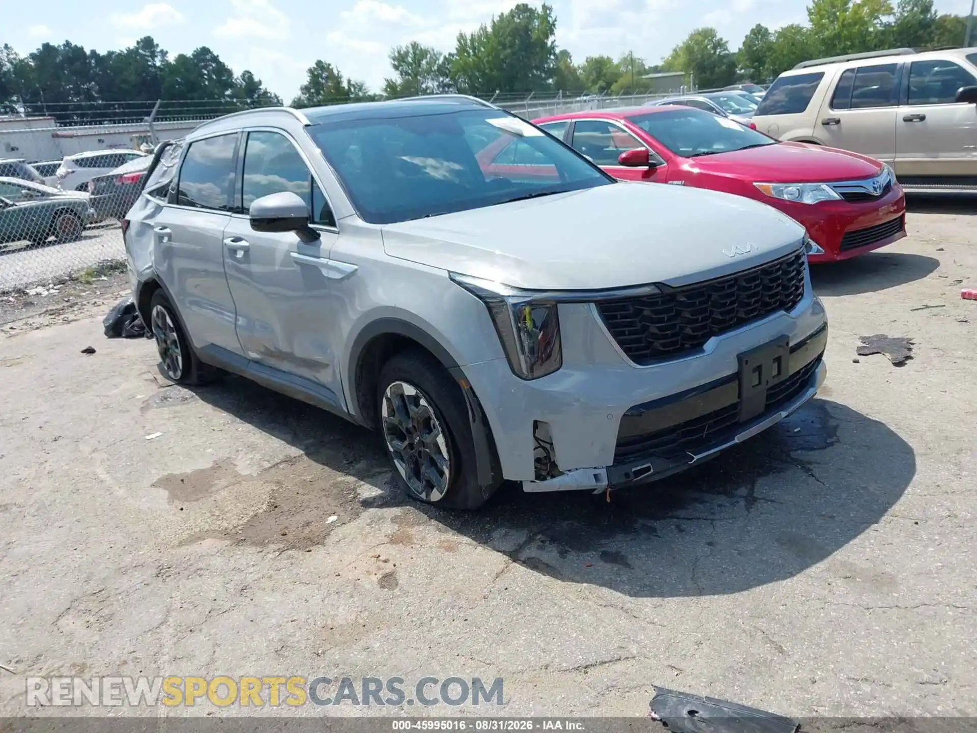 1 Photograph of a damaged car 5XYRL4JC3RG293768 KIA SORENTO 2024