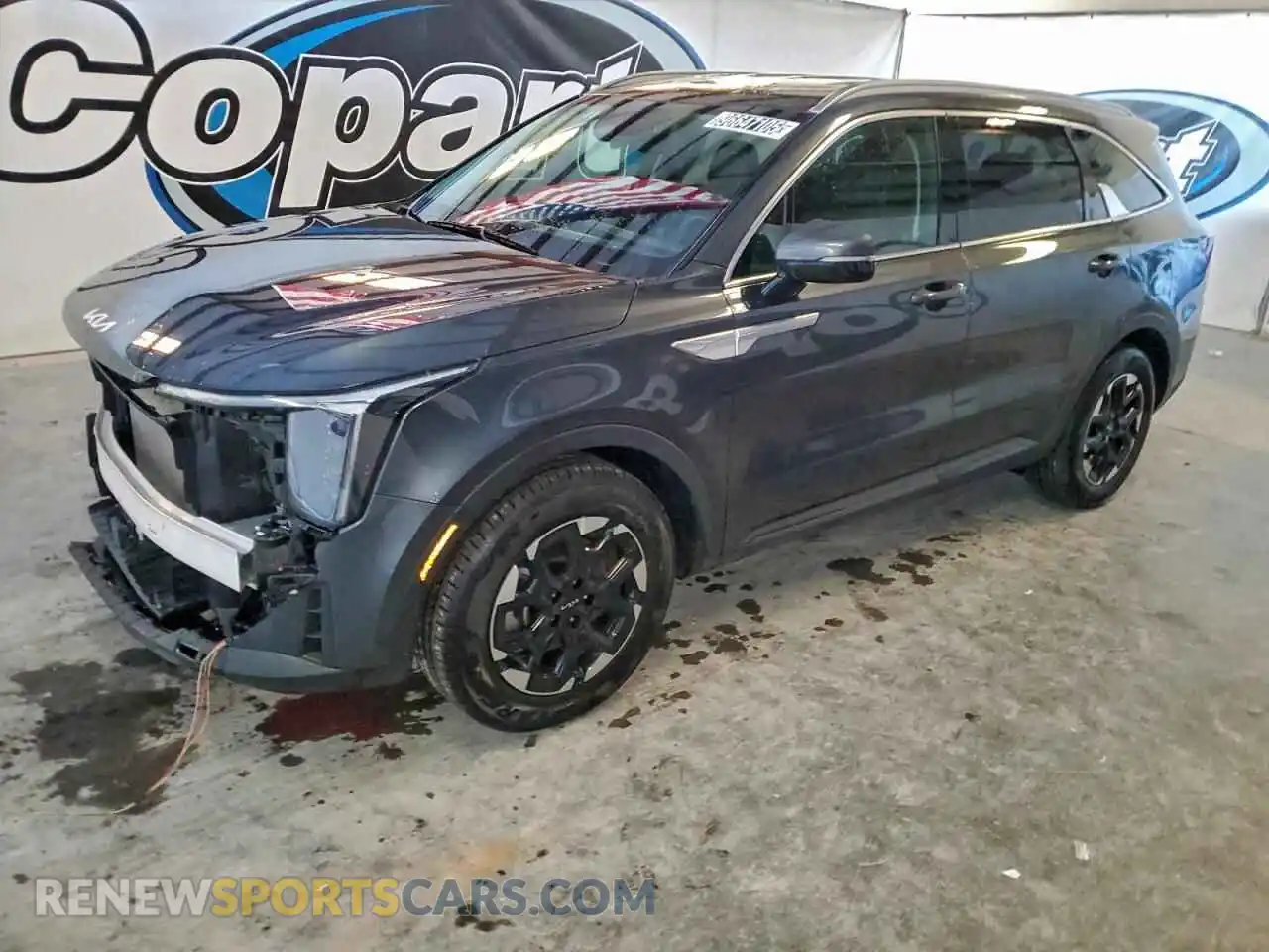 1 Photograph of a damaged car 5XYRL4JC4RG275327 KIA SORENTO 2024