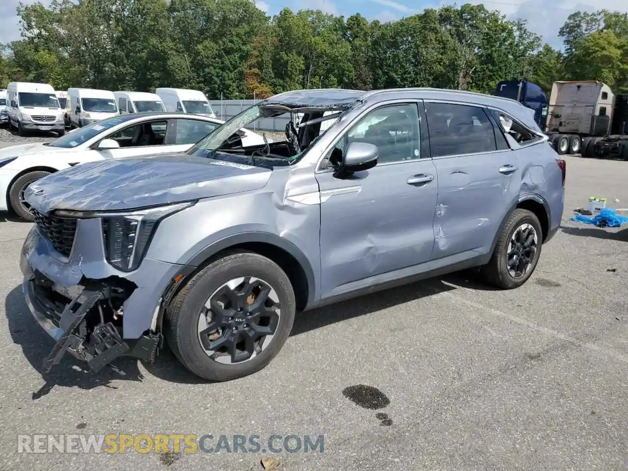 1 fotografías del automóvil dañado 5XYRL4JC4RG278342 KIA SORENTO 2024