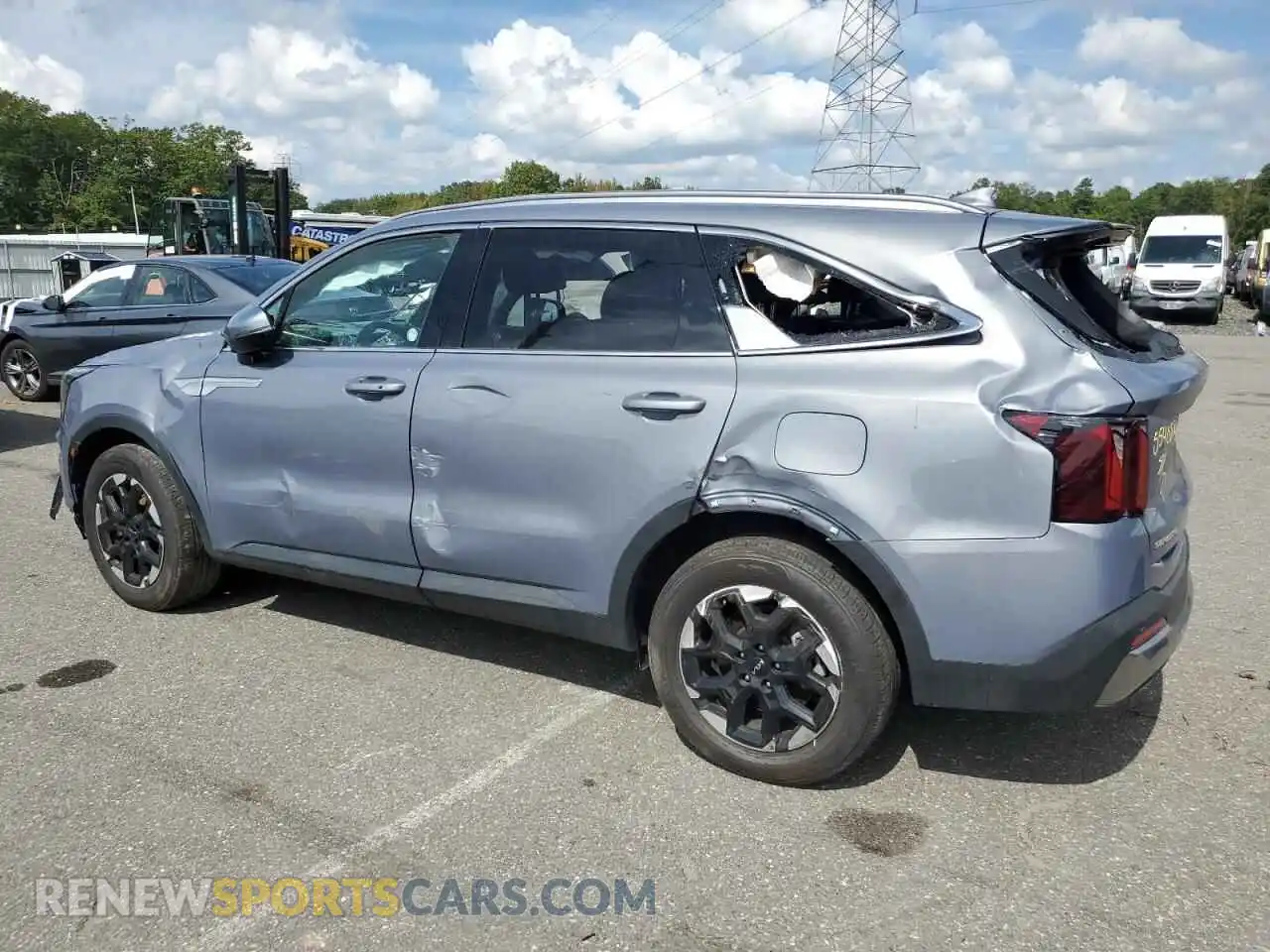 2 fotografías del automóvil dañado 5XYRL4JC4RG278342 KIA SORENTO 2024