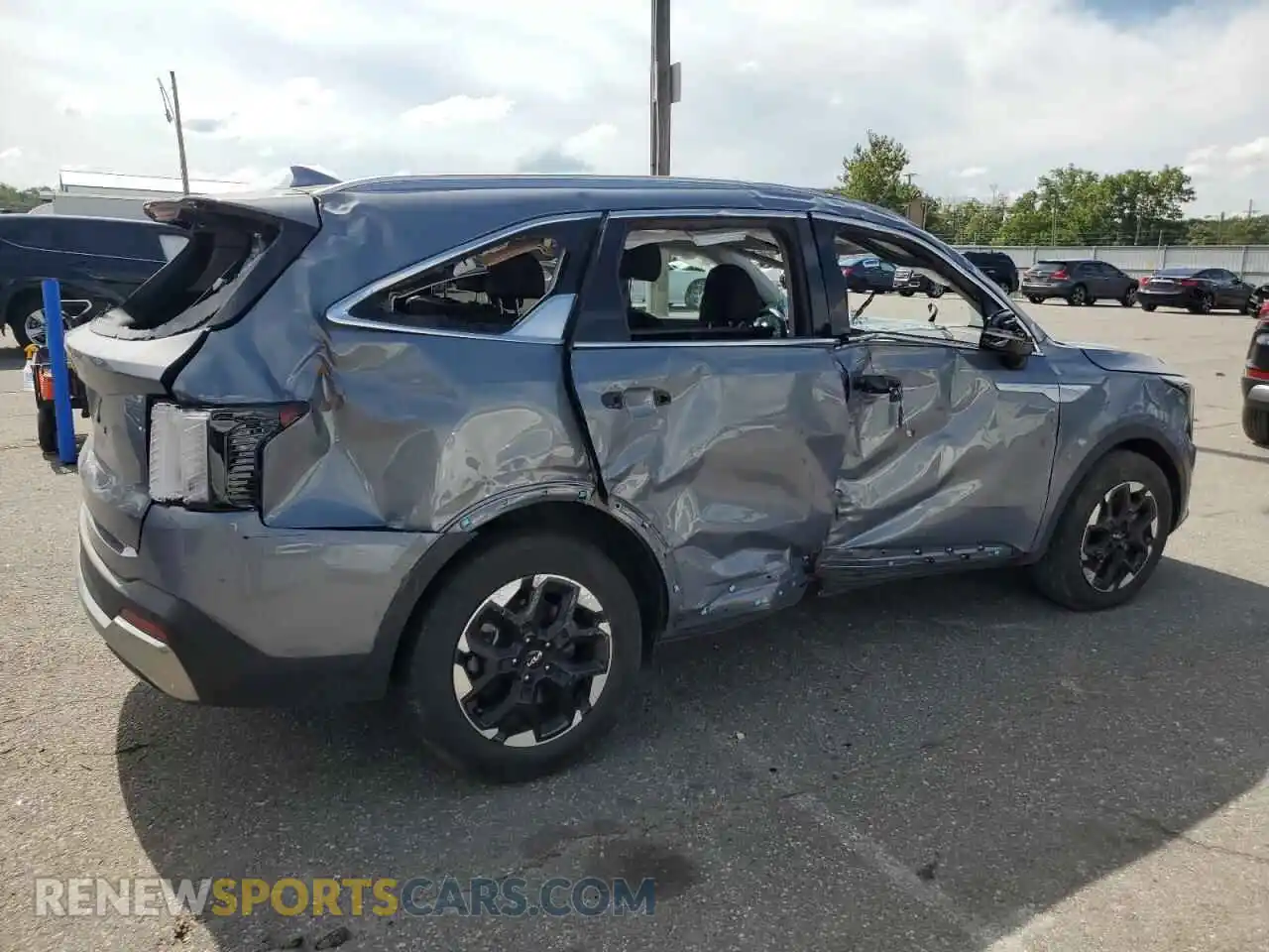 3 fotografías del automóvil dañado 5XYRL4JC4RG278342 KIA SORENTO 2024