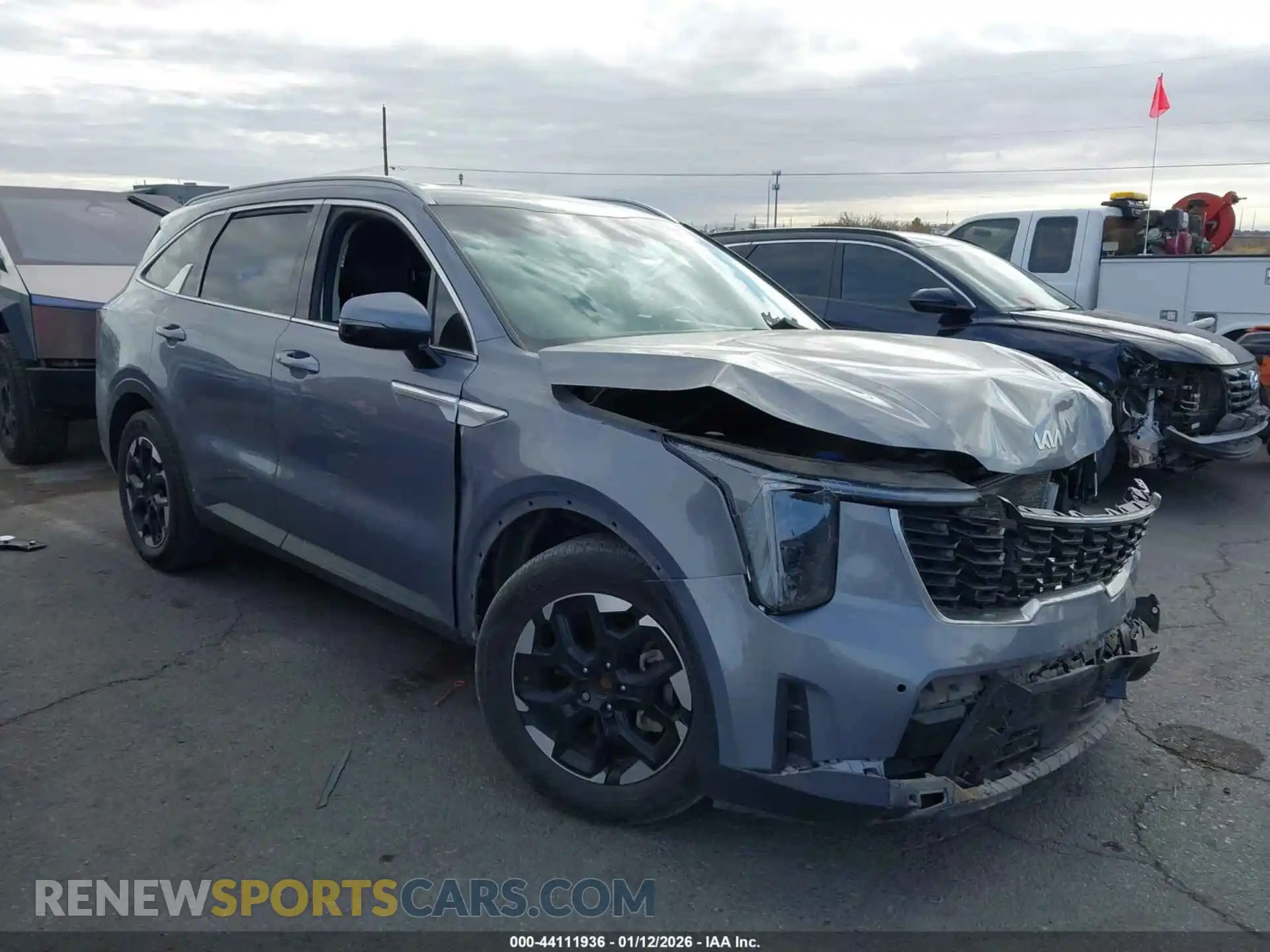 1 Photograph of a damaged car 5XYRL4JC4RG282360 KIA SORENTO 2024