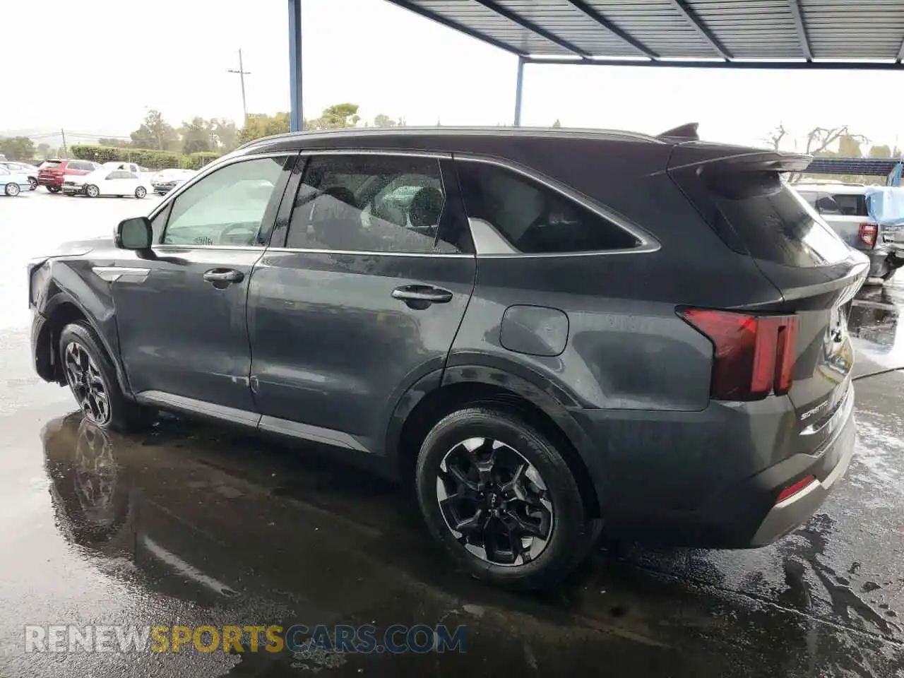 2 fotografías del automóvil dañado 5XYRL4JC4RG290734 KIA SORENTO 2024