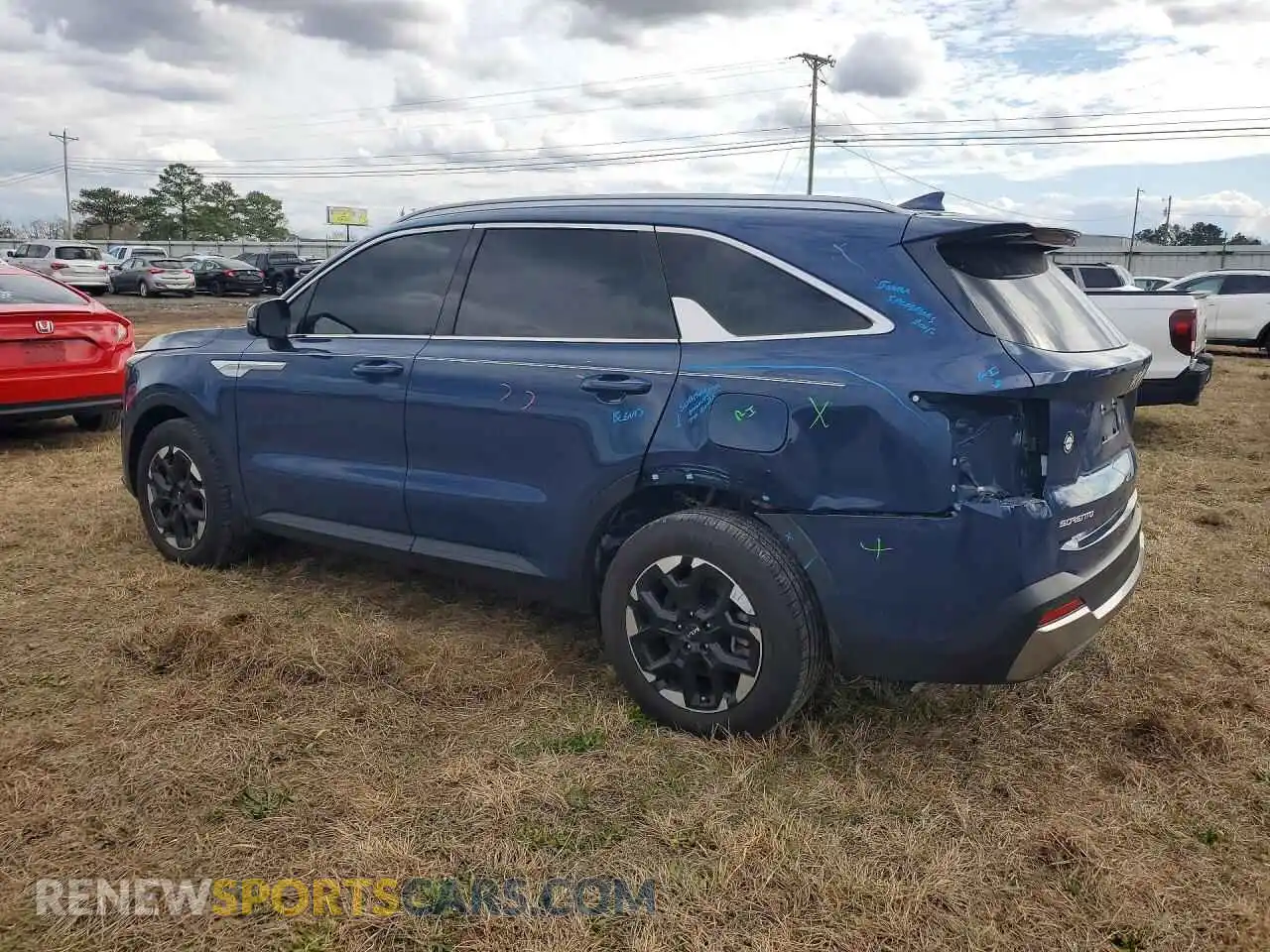2 Photograph of a damaged car 5XYRL4JC4RG293892 KIA SORENTO 2024
