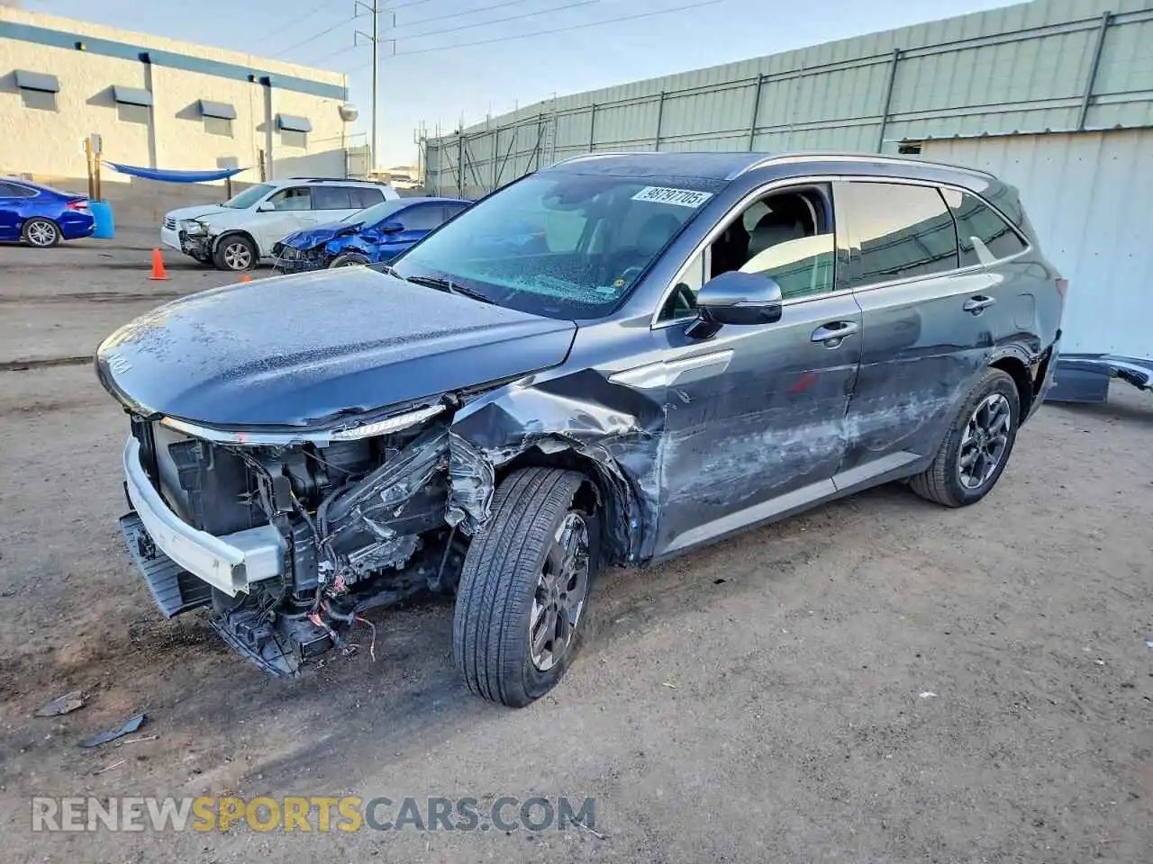 1 Photograph of a damaged car 5XYRL4JC5RG256298 KIA SORENTO 2024