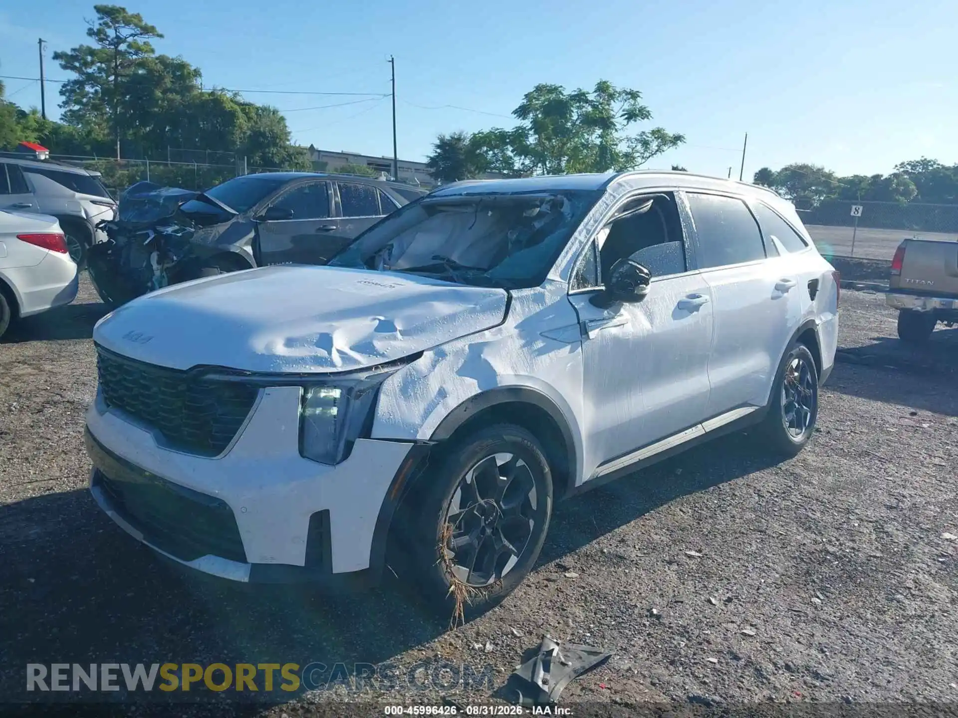 2 fotografías del automóvil dañado 5XYRL4JC5RG289348 KIA SORENTO 2024