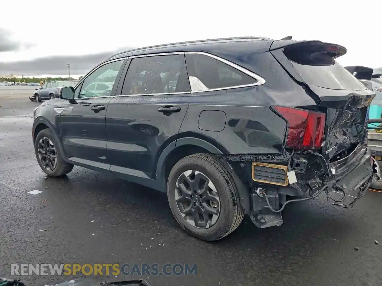 2 fotografías del automóvil dañado 5XYRL4JC5RG298695 KIA SORENTO 2024