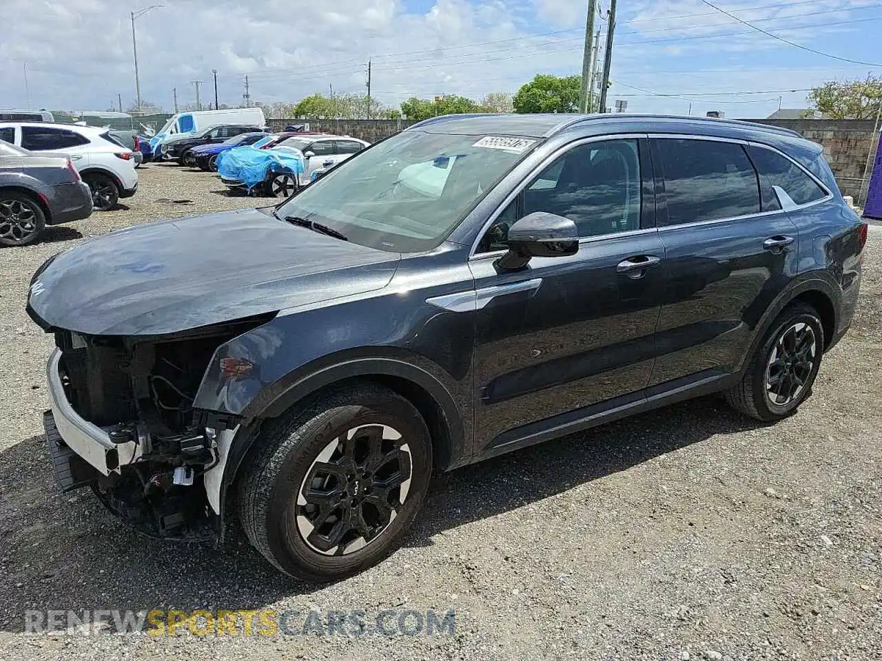 1 fotografías del automóvil dañado 5XYRL4JC6RG273661 KIA SORENTO 2024